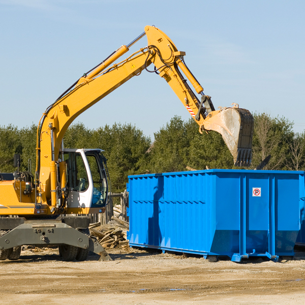 can i request a rental extension for a residential dumpster in Holiday